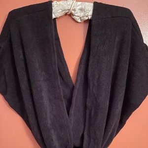 Shrug/ Cardigan, Black, One Size